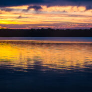 Sunset On Indian Lake