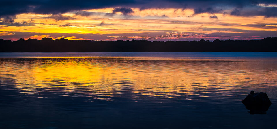 Sunset On Indian Lake